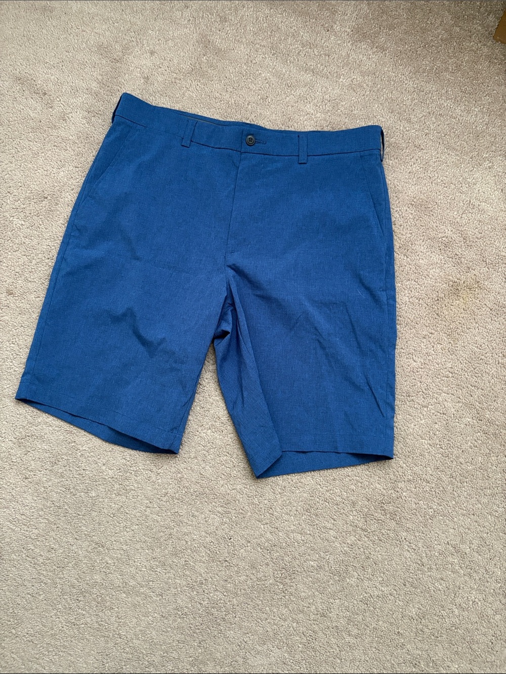 Grand Slam Royal Blue Flat Front Performance Shorts